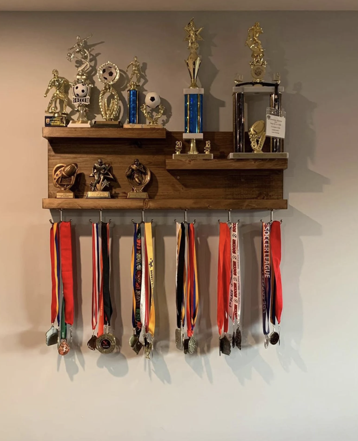 Trophy Awards Display